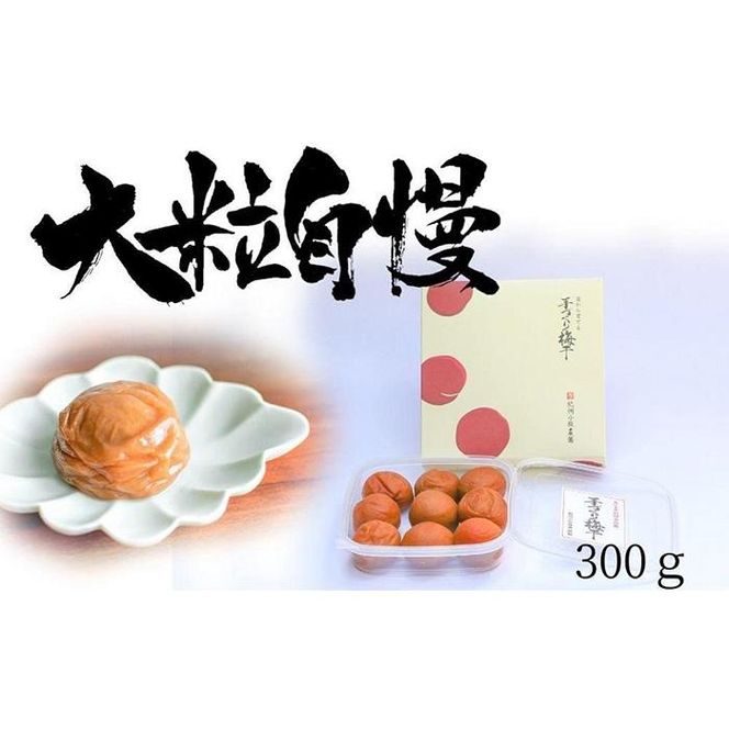 はちみつ梅　超大粒　大粒自慢（300ｇ）紀州南高梅【梅農家手づくり梅干】 304018_J002