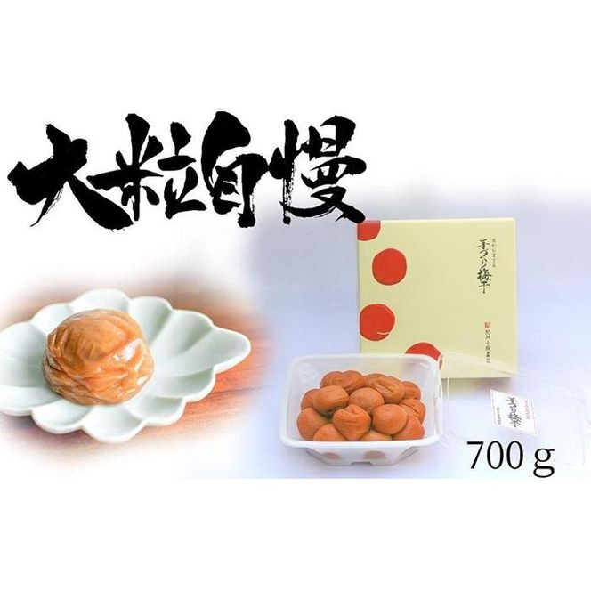 はちみつ梅　超大粒　大粒自慢（700ｇ）紀州南高梅【梅農家手づくり梅干】 304018_J004