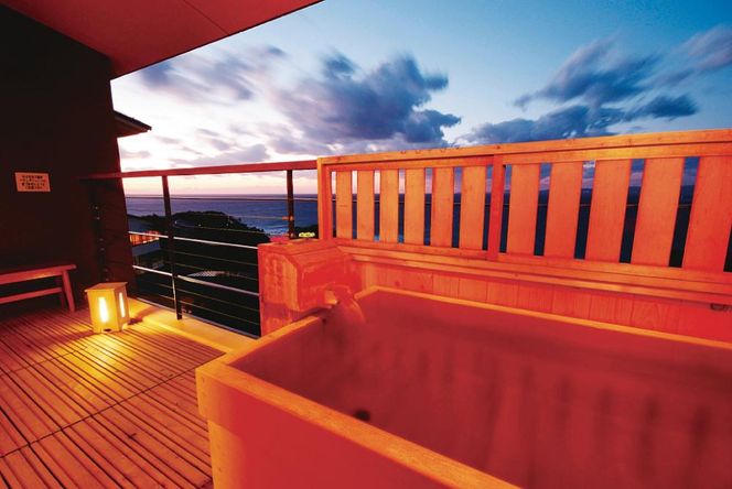 【浜千鳥の湯　海舟（共立リゾート）】平休日1泊2食付ペア宿泊券《暁の抄露天風呂付和洋室》 304018_JTBG009