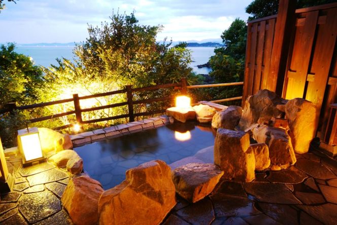 【浜千鳥の湯　海舟（共立リゾート）】平休日1泊2食付ペア宿泊券《暁の抄露天風呂付和洋室》 304018_JTBG009