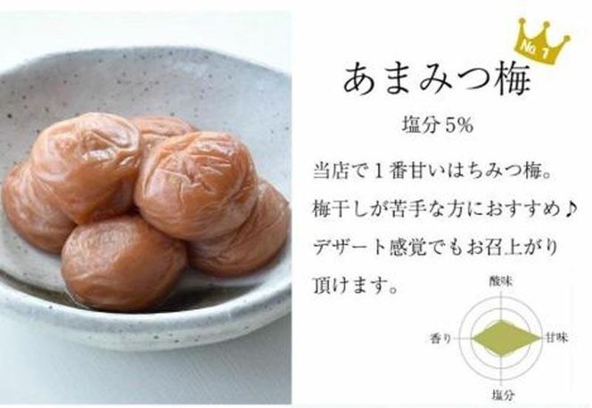 紀州特選南高梅 華結15粒（あまみつ）【ギフト 化粧箱入り 贈答用】 304018_P002-GFT