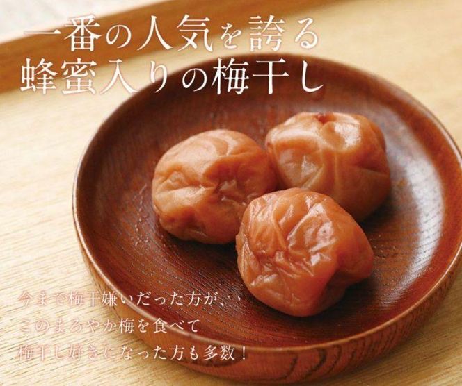 ご家庭用 はちみつ梅干し まろやか梅 中粒 250g 塩分10％ 最高級紀州南高梅 和歌山県産 福梅本舗 304018_P023