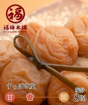 ご家庭用 こんぶ梅 塩分8％減塩 250g  昆布 最高級紀州南高梅 和歌山県産 産地直送 福梅本舗 304018_P032