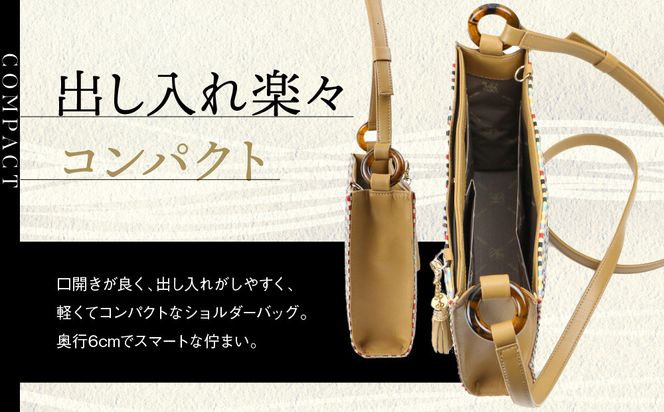 【香鳥屋】マルルメッシュ ショルダーバッグ | バッグ コンパクトバッグ ハンドメイドバッグ ［ 京都 祇園 老舗 ブランド バッグ 手作り おしゃれ 上品 コンパクト 人気 おすすめ 鞄 かばん 旅行 おでかけ ポーチ ギフト プレゼント 贈答 お取り寄せ 通販 送料無料 ふるさと納税 ］ 261009_A-YP001