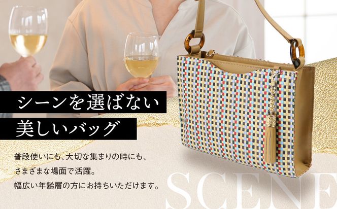 【香鳥屋】マルルメッシュ ショルダーバッグ | バッグ コンパクトバッグ ハンドメイドバッグ ［ 京都 祇園 老舗 ブランド バッグ 手作り おしゃれ 上品 コンパクト 人気 おすすめ 鞄 かばん 旅行 おでかけ ポーチ ギフト プレゼント 贈答 お取り寄せ 通販 送料無料 ふるさと納税 ］ 261009_A-YP001