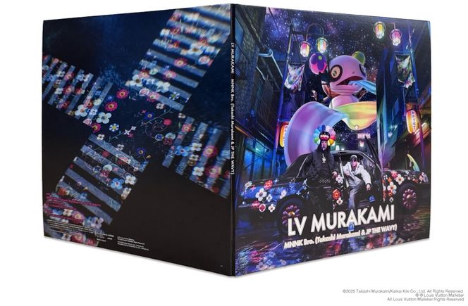 【ふるさと納税限定セット】12 inchレコード盤『LV MURAKAMI』トレーディングカード2パック入り［ 京都 村上隆 カイカイキキ アーティスト 大人気 レア トレカ カード おしゃれ かわいい アート 現代美術 人気 おすすめ 通販 送料無料 ふるさと納税 ］ 261009_KA036