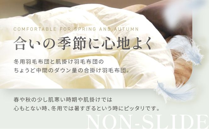 【大東寝具】～快眠のための最高級羽毛布団～ ≪春秋用≫大東寝具オリジナルプレミアム 合掛け羽毛布団 オズゴ ポーランド産 ホワイトグースダウン95％ （コウダ種）（ダブル）［ 京都 寝具 老舗 布団 人気 おすすめ 快眠 寝ごこち 睡眠 健康 羽毛 グース ダウン 最高級 プレミアム お取り寄せ 通販 送料無料 ふるさと納税 ］ 261009_A-BM034