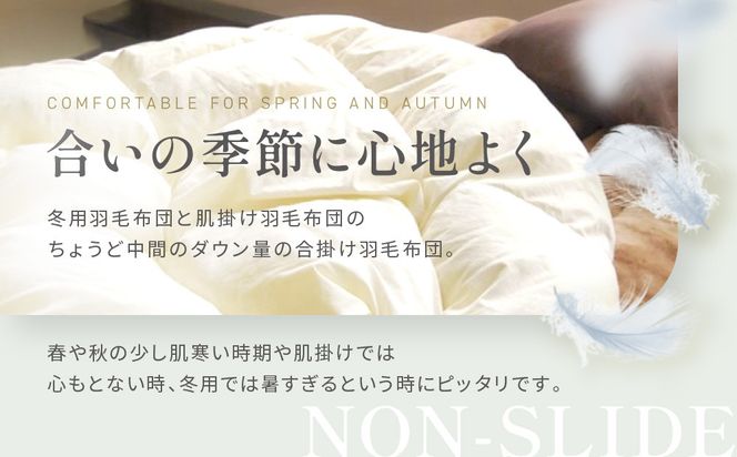【大東寝具】～快眠のための最高級羽毛布団～ ≪春秋用≫大東寝具オリジナルプレミアム 合掛け羽毛布団 オズゴ ポーランド産 ホワイトグースダウン95％ （コウダ種）（クイーン）［ 京都 寝具 老舗 布団 人気 おすすめ 快眠 寝ごこち 睡眠 健康 羽毛 グース ダウン 最高級 プレミアム お取り寄せ 通販 送料無料 ふるさと納税 ］ 261009_A-BM035