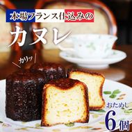 カヌレ 6個 洋菓子 お菓子 おかし 焼き菓子 スイーツ 冷凍 ご褒美 誕生日 記念日 贈答 贈り物 手土産 ギフト プレゼント 誕生日 岩手県 大船渡市 ［antenne004］
