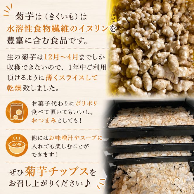 岡山県産 菊芋チップス (40g×3袋) 菊芋 チップス 乾燥菊芋 国産 おやつ おつまみ スナック