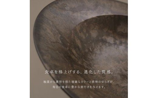 【最短翌日配送】ARAS 深皿スクープ HC（26cm）2枚セット グレイズブラック×グレイズグレー 割れないうつわ ARAS エイラス 色が選べる 皿 食器 うつわ 贈り物 ギフト F6P-3370