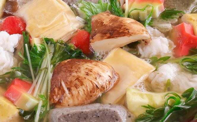 【京料理かじ】《11/30まで》松茸入り 京風鱧しゃぶ鍋(2人前)［ 京都 料亭 人気 おすすめ 鍋 しゃぶしゃぶ お取り寄せ 通販 送料無料 ふるさと納税 ］ 261009_B-SD08