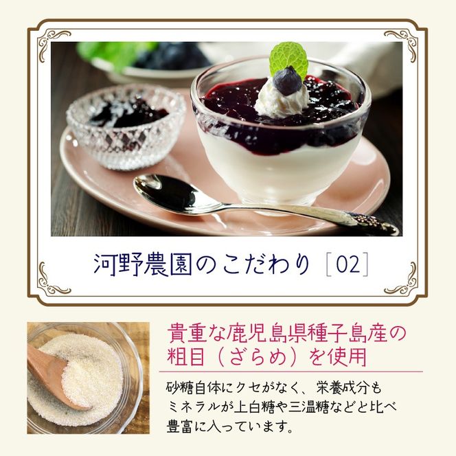 河野農園の無添加ブルーベリーソース150g×5本_1450R