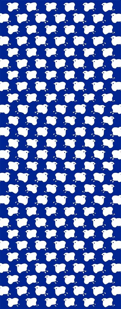 【芸艸堂】和綴じ製本の御朱印帳（鳥獣戯画・兎）＆てぬぐい（青地に白千鳥） 261009_B-AE01VC10