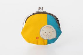 【芸艸堂】中村芳中「仔犬」がま口 261009_B-AE16