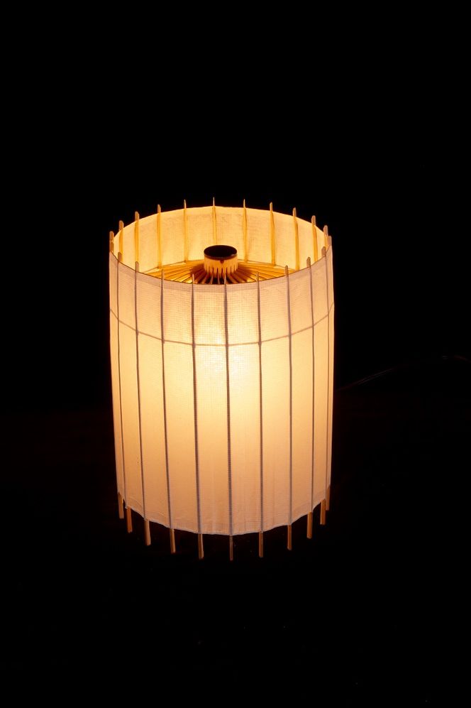 【日吉屋】自立式テーブルスタンド照明 和紙の色（ナチュラル白） 261009_B-AF01VC01