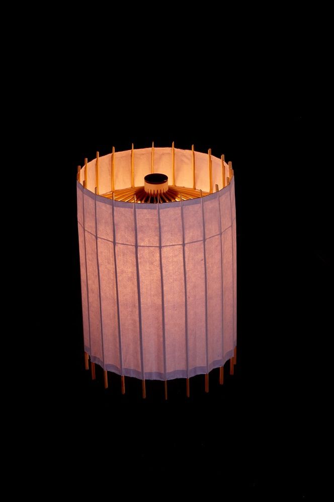 【日吉屋】自立式テーブルスタンド照明 和紙の色（藤色） 261009_B-AF01VC07