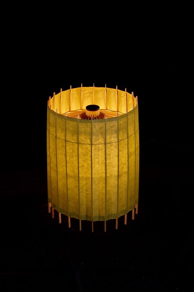 【日吉屋】自立式テーブルスタンド照明 和紙の色（萌黄色） 261009_B-AF01VC08