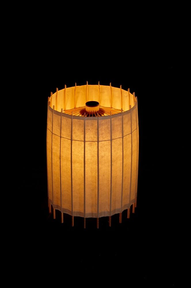 【日吉屋】自立式テーブルスタンド照明 和紙の色（白茶色） 261009_B-AF01VC11