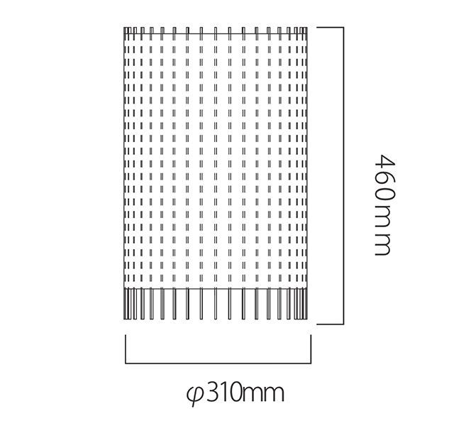 【日吉屋】自立式スタンド照明 和紙の色（山吹色） 261009_B-AF02VC05