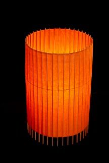 【日吉屋】自立式スタンド照明 和紙の色（蜜柑色） 261009_B-AF02VC12