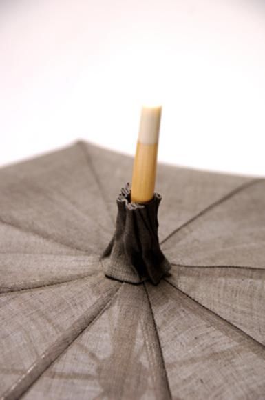 【日吉屋】ぱらそる(和風日傘) トンボ渦（グレー） 261009_B-AF03