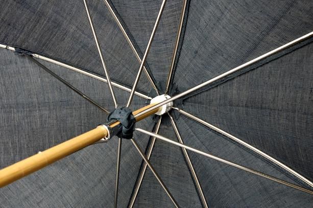 【日吉屋】ぱらそる(和風日傘) トンボ渦（グレー） 261009_B-AF03