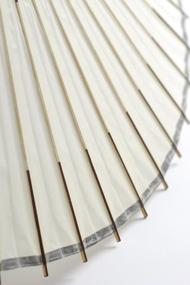 【日吉屋】特選番傘（白） 261009_B-AF07