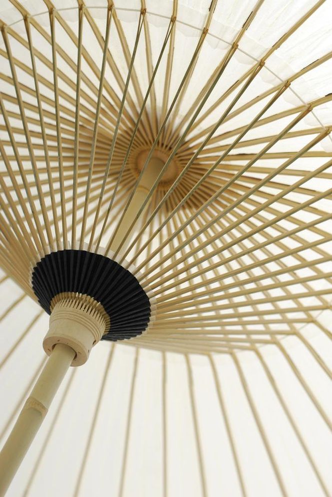 【日吉屋】特選番傘（白） 名入れあり（タイプA・C) 261009_B-AF10