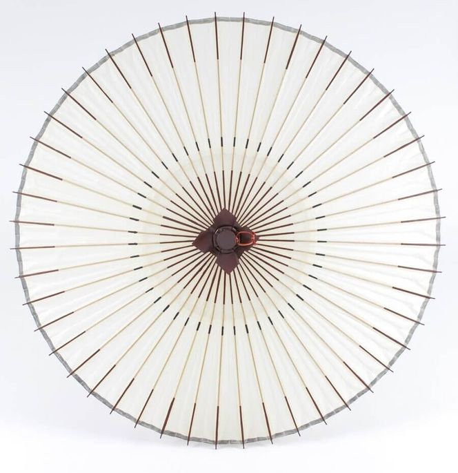 【日吉屋】特選番傘（白） 名入れあり（タイプB・D・E) 261009_B-AF13