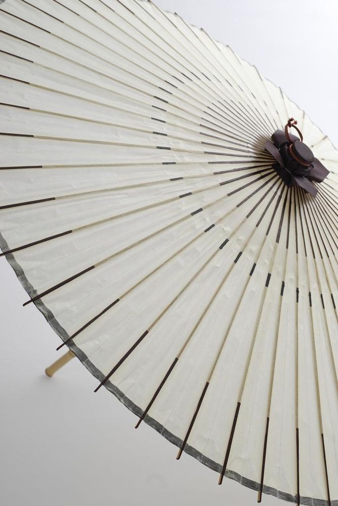 【日吉屋】特選番傘（白） 名入れあり（タイプB・D・E) 261009_B-AF13