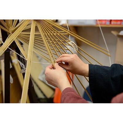 【日吉屋】特選番傘（赤） 名入れあり（タイプB・D・E) 261009_B-AF14