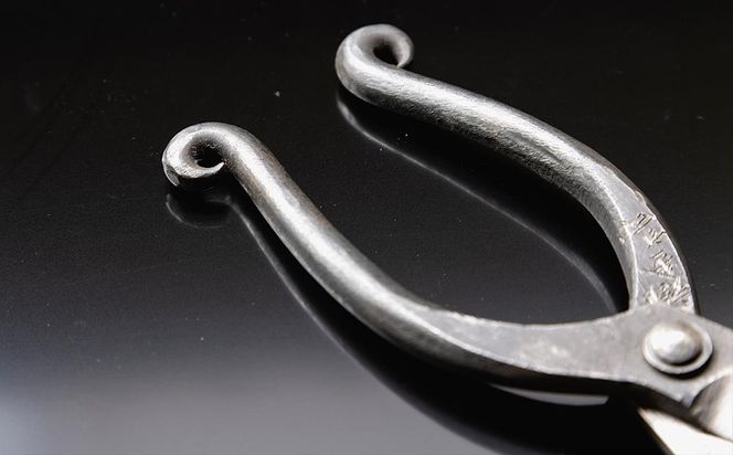 【金高刃物老舗】花鋏 黒打 穂長 青鋼（五寸五分） 261009_B-BA09