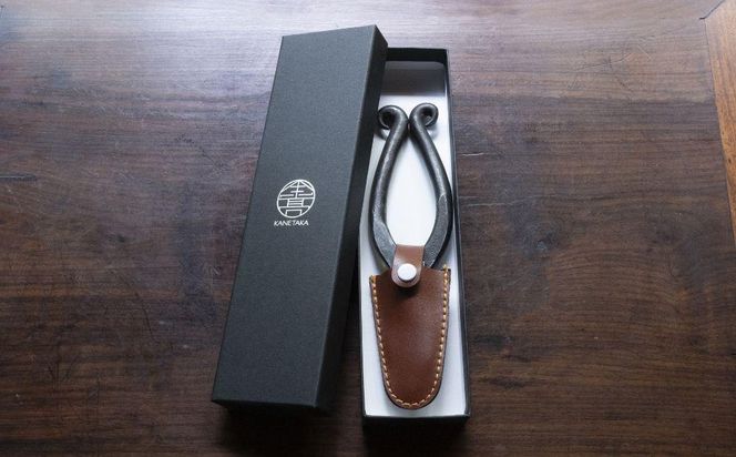 【金高刃物老舗】花鋏 黒打ち（五寸五分） 261009_B-BA11