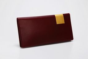 【金箔押　山村】Byobu 長財布（緋色） 261009_B-BC10