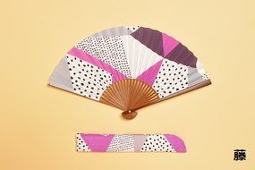 【みのや扇舗】/fan/fun扇子（小サイズ：藤） 261009_B-BG01VC04