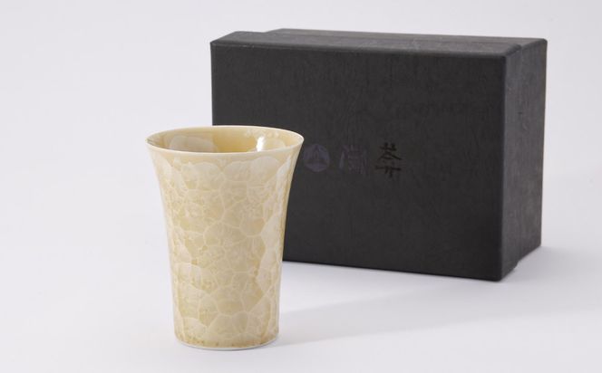 【陶あん】花結晶フリーカップ（金） 261009_B-BQ03