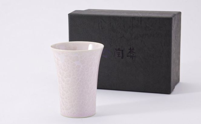 【陶あん】花結晶フリーカップ（ピンク） 261009_B-BQ06