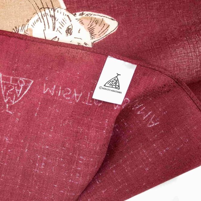 【三陽商事】浅山美里97cm風呂敷(CATS)［ 京都 風呂敷 ふろしき 大判 薄手 綿100％ 猫 ねこ ネコ バッグ 人気 おすすめ エコ おしゃれ 収納 お弁当 和柄 お取り寄せ 通販 送料無料 ふるさと納税 ］ 261009_B-BY32