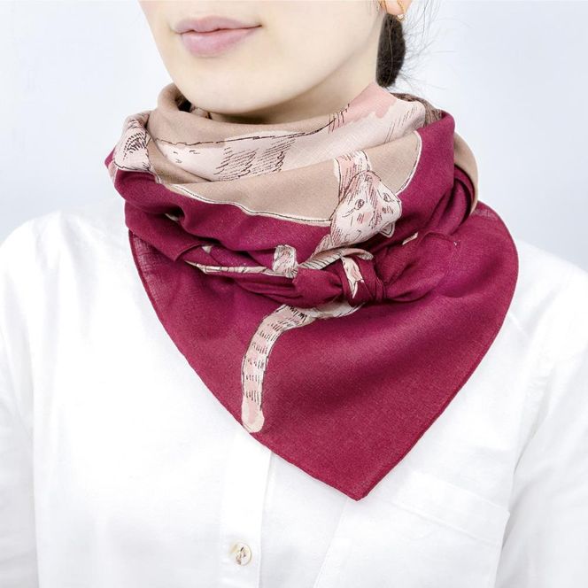 【三陽商事】浅山美里97cm風呂敷(CATS)［ 京都 風呂敷 ふろしき 大判 薄手 綿100％ 猫 ねこ ネコ バッグ 人気 おすすめ エコ おしゃれ 収納 お弁当 和柄 お取り寄せ 通販 送料無料 ふるさと納税 ］ 261009_B-BY32