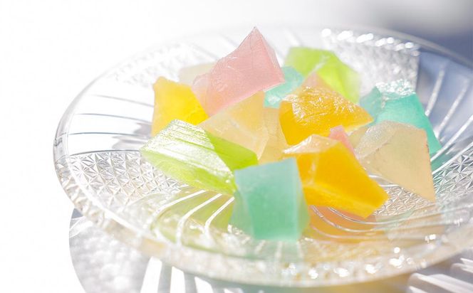 【京菓子司 都】京の琥珀糖　カラフルジュエリー（160g）［ 京都 琥珀糖 美しい和菓子 宝石 キラキラ かわいい 上品 人気 おすすめ 茶道 お茶菓子 京銘菓 お取り寄せ 通販 送料無料 ふるさと納税 ］ 261009_B-FN12