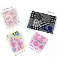 【kitekite/青野株式会社】雑貨セット/桜柄（布マスク・マスクポーチ・平ポーチ・ガーゼハンカチ） 261009_B-FZ04