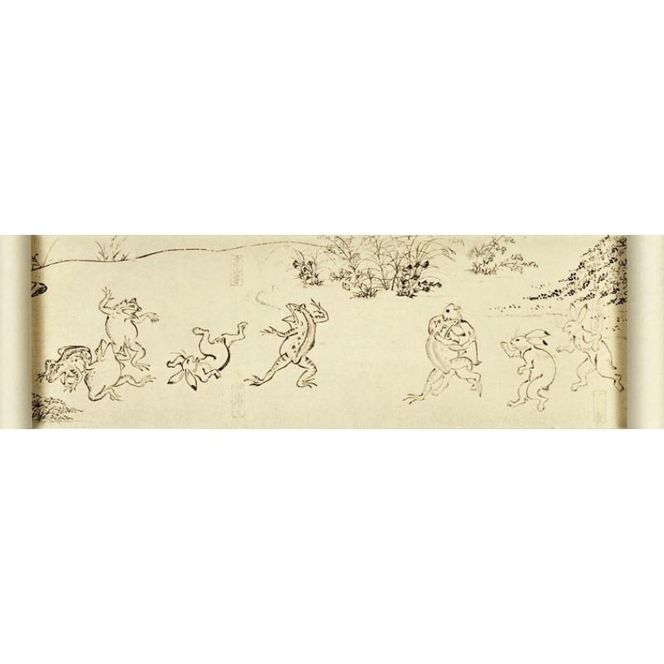 【京都便利堂】縮小絵巻物〈国宝 鳥獣人物戯画 甲巻〉［ 京都 老舗 人気 おすすめ 日本絵画 ギフト お取り寄せ 通販 送料無料 ふるさと納税 ］ 261009_B-GK02