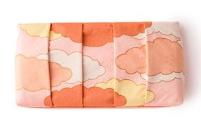 【RITOFU】Kyo-Yuzen クラッチバッグ（瑞雲・ピンク） 261009_B-HA07