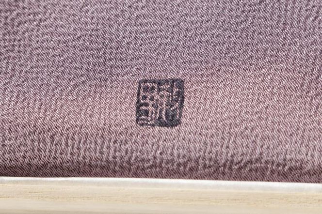 【宮井】正絹ふろしき　四季の色（淡口紫）二幅　桐箱入り 261009_B-KA05