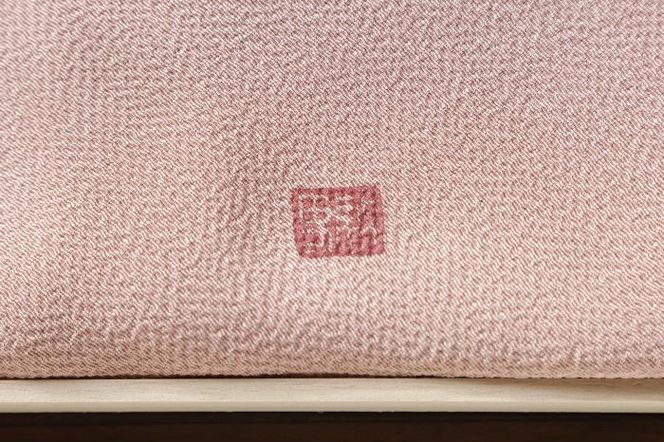 【宮井】正絹ふろしき　四季の色（鼠砂）二幅　桐箱入り 261009_B-KA06