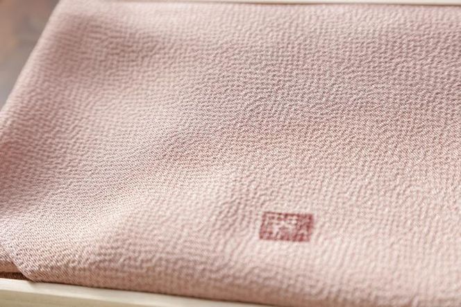 【宮井】正絹ふろしき　四季の色（鼠砂）二幅　桐箱入り 261009_B-KA06