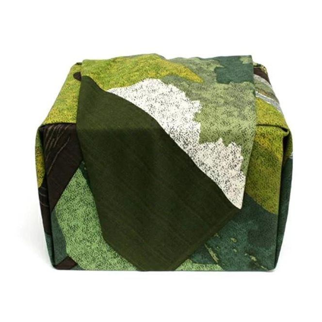 【宮井】綿の大判ふろしき　井堂雅夫「三千院」 261009_B-KA12