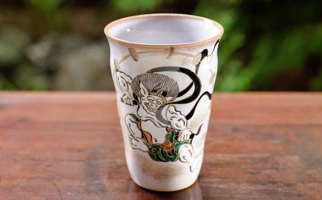 【小手鞠窯】タンブラー（風神雷神） 261009_B-MY01