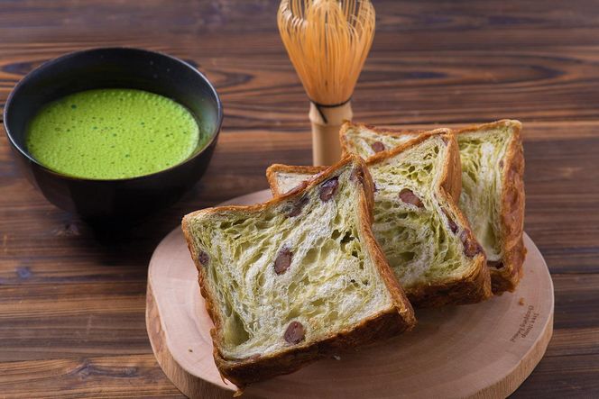 【ANDE】デニッシュ食パン バラエティ4点セット（ 抹茶大納言・シナモンりんご・メープル・ショコラ―デ各ハーフサイズ） 261009_B-ND07